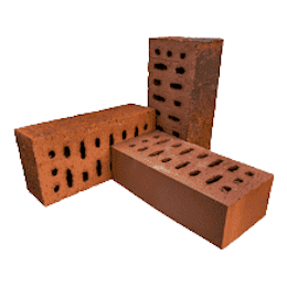 RED COMMONS 65MM BRICK