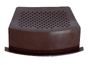 Roofing Slates & Tiles: Dry Verge End Cap Starter Brown 