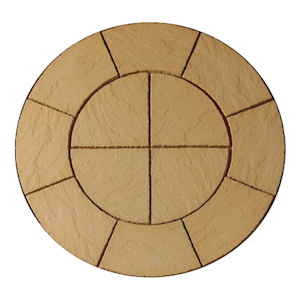 Chalice circle honey brown paving pack 1.5mtr | Darlaston Builders Merchants