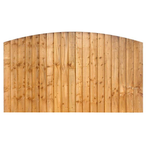 Fence panels trellis: dome featheredge fence panel 6ft x 3ft