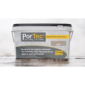 Porcelain paving accessories: dove porcelain tile grout 12.5kg