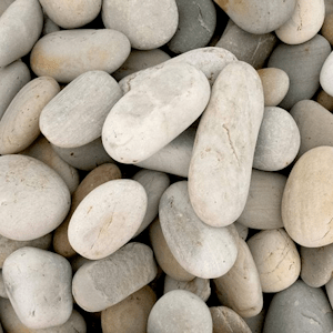 Cobbles rockery stones: duck egg boulder