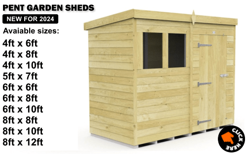 Pent Garden Sheds