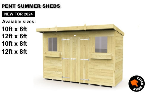 Pent Summer Sheds